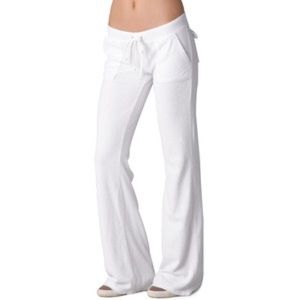 Juicy Couture White Terry Flare Sweatpants Size P